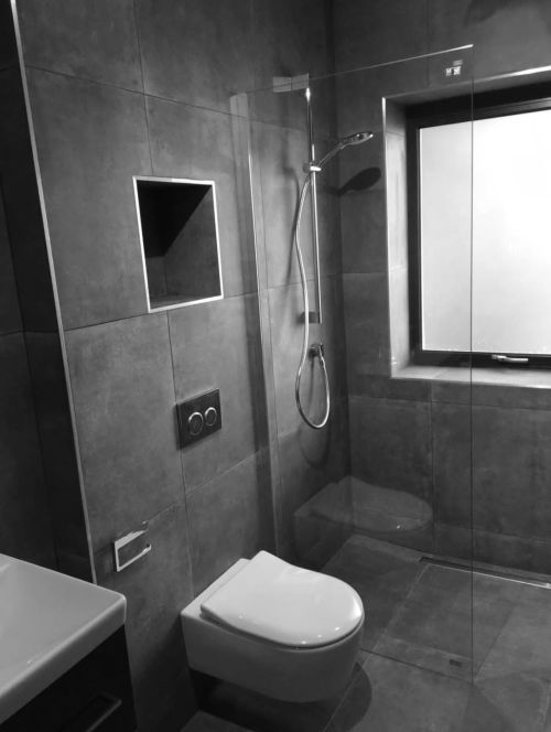 Bathroom toilet & shower installation by Champion Plumbing. Ely & Cambridge.